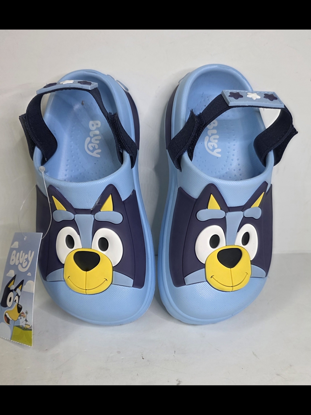 Bluey Summer Fun Kids Adjustable Clogs Size 11/12